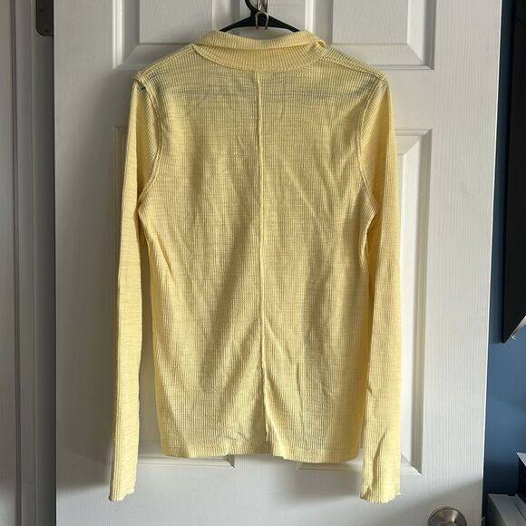 Free People We the Free Marigold Turtleneck Thermal Top Size L - Picture 5 of 5